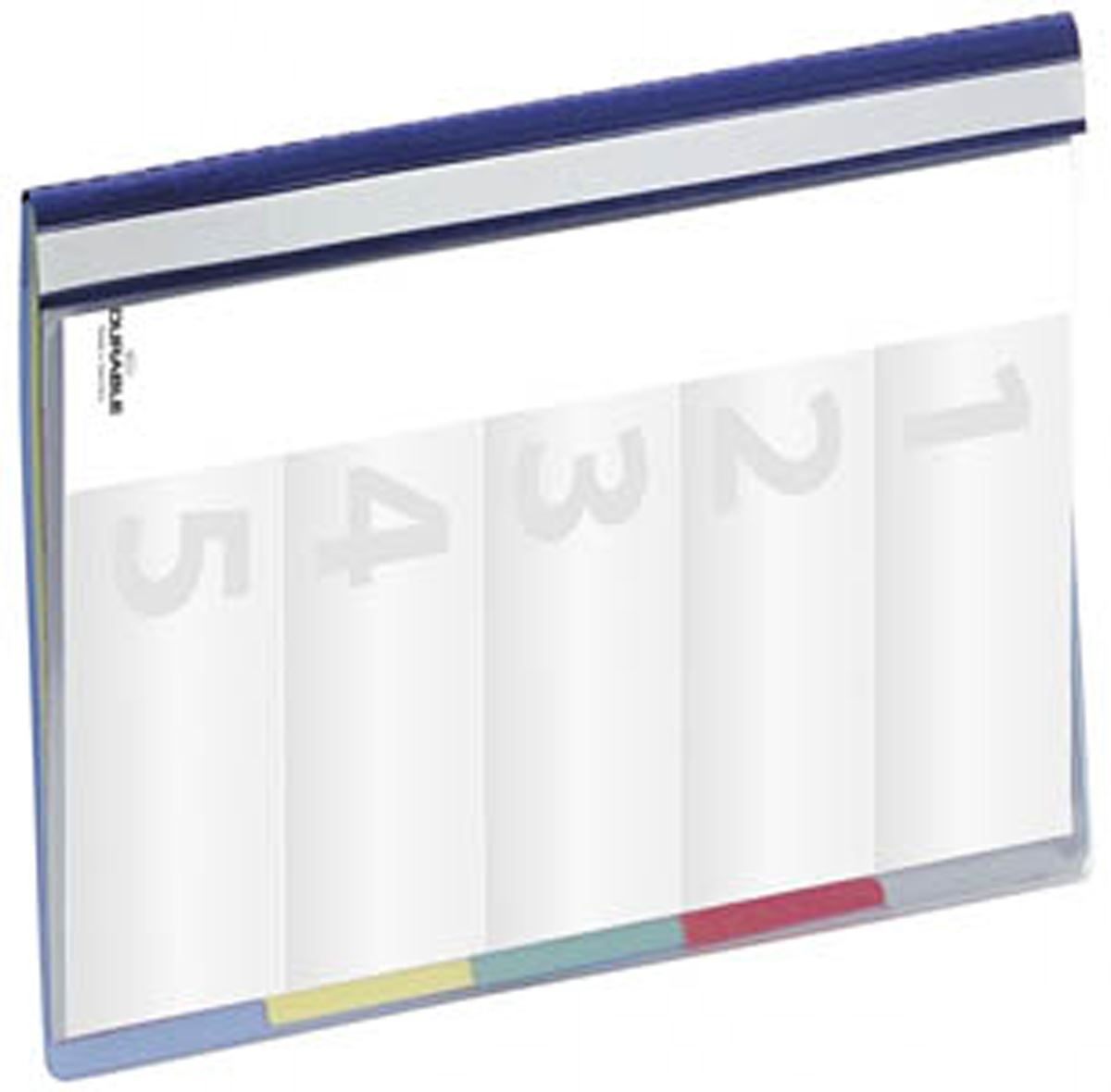 Durable DIVISOFLEX 5 Part Organiser File Folder with Index Tabs | A4 | Blue